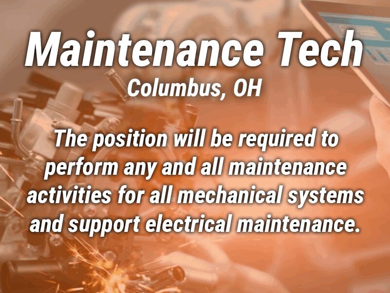 Role: Maintenance Mechanic 🔧