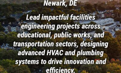 Role: Mechanical Engineer 🌍 Lead impactful facilities engineering projects across educational, public works, and transportation sectors, designing advanced HVAC and plumbing systems to drive innovation and efficiency.