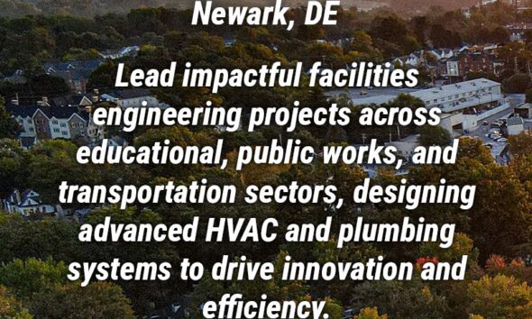 Role: Mechanical Engineer 🌍 Lead impactful facilities engineering projects across educational, public works, and transportation sectors, designing advanced HVAC and plumbing systems to drive innovation and efficiency.