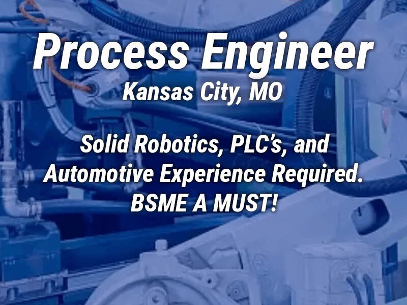Role: Process Engineer 🚗