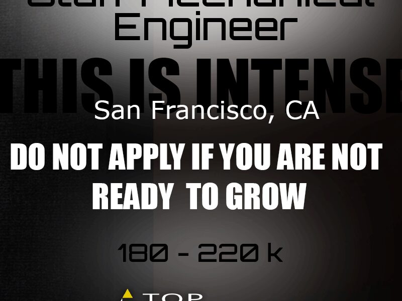 Staff Mechanical Engineer