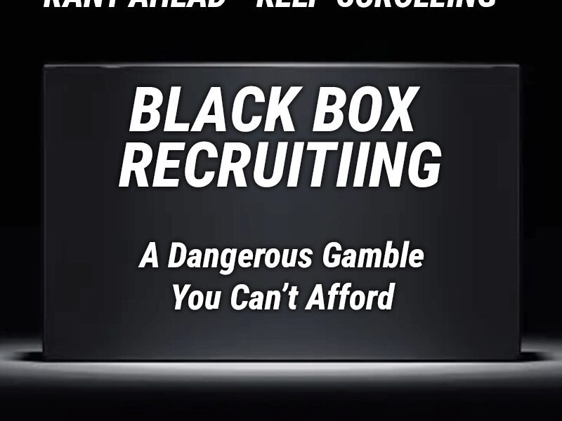 Listen up, engineering teams of all sizes! I’m fed up with this trend of “black boxing” the recruiting process.