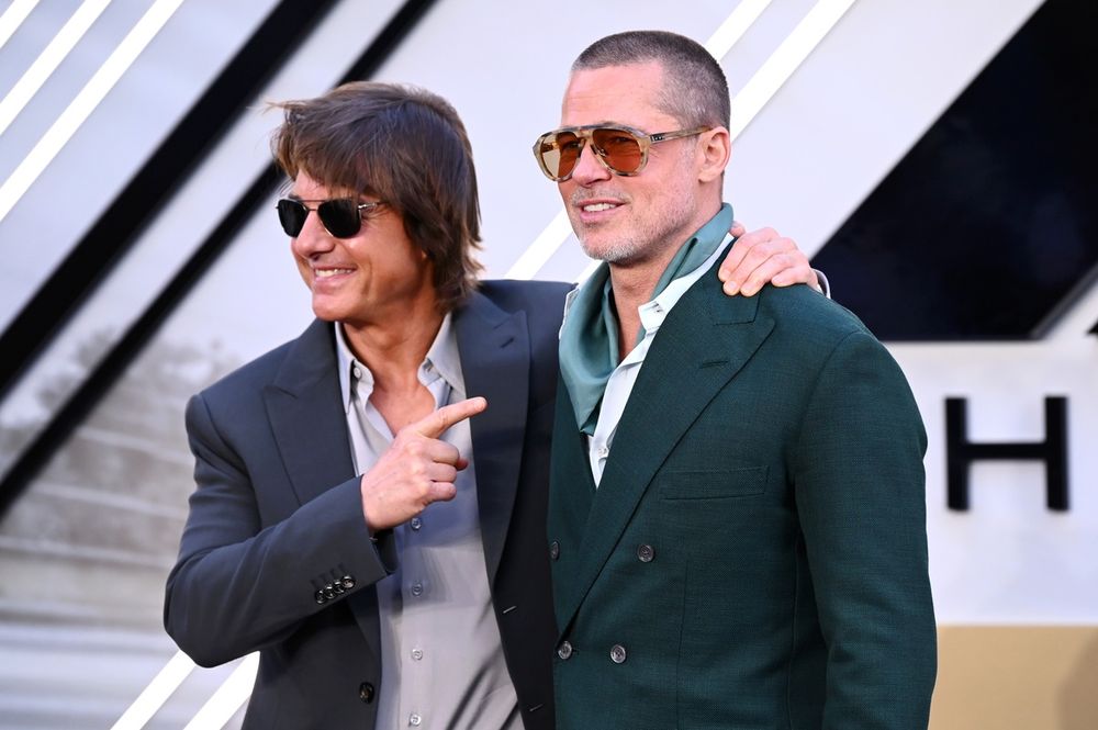 Tom Cruise and Brad Pitt