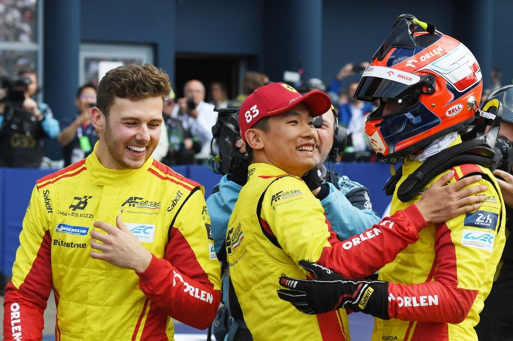 Winners #83 AF Corse Ferrari 499P: Robert Kubica, Yifei Ye, Philip Hanson